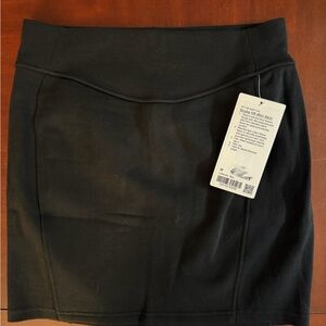 Lululemon Scuba Black Mini Skirt
